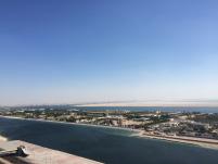 Вид с веранды Capital Gate  (Абу-Даби)